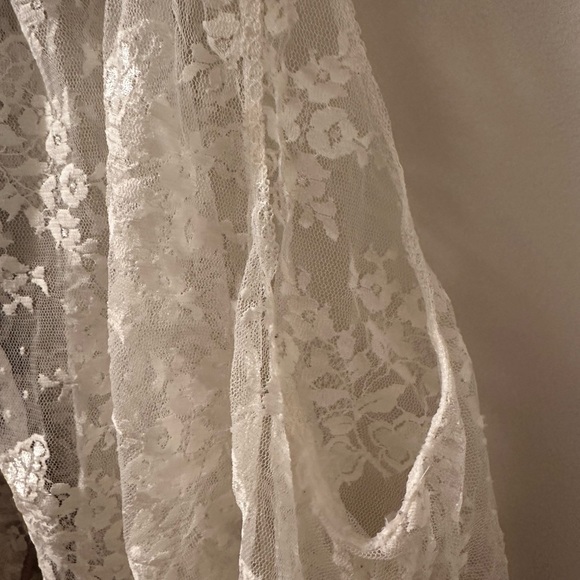 Free People Fly Away Lace Bow Top - Picture 9 of 13